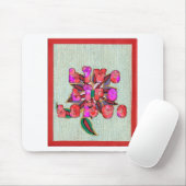 "Live Life Large" Art Print Mousepad (Mit Mouse)