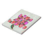 "Live Life Large" Art Print Notizblock (Rotiert)