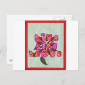 "Live Life Large" Art Print Postkarte (Vorne/Hinten)