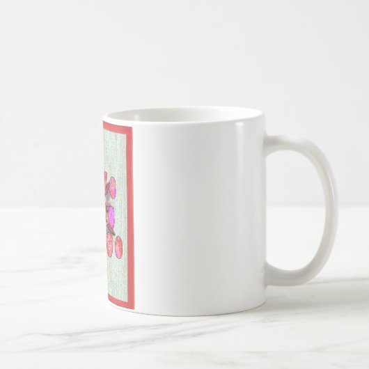 "Live Life Large" Kunstdruck Kaffeetasse (Rechts)