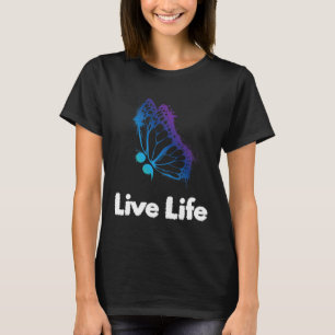Live Life Semicolon Liebe und Unterstützung Suizid T-Shirt