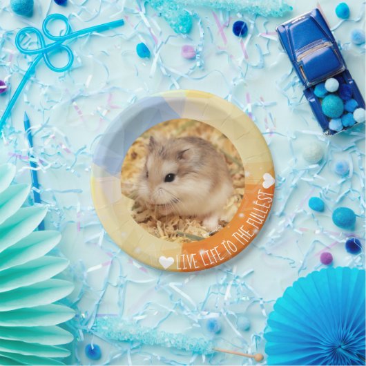 Live Life to Fullest - Hammyville Hamsters Pappteller (Party)