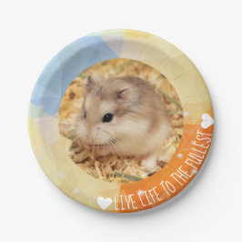 Live Life to Fullest - Hammyville Hamsters Pappteller