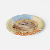 Live Life to Fullest - Hammyville Hamsters Pappteller (Schrägansicht)