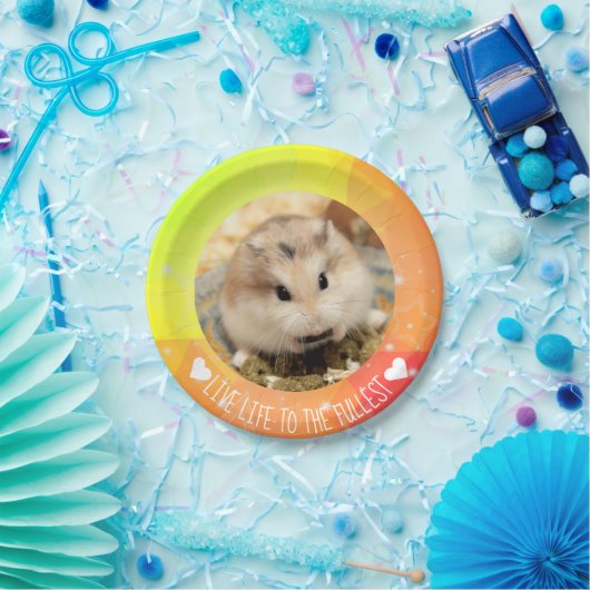 Live Life to Fullest - Hammyville Hamsters Pappteller (Party)