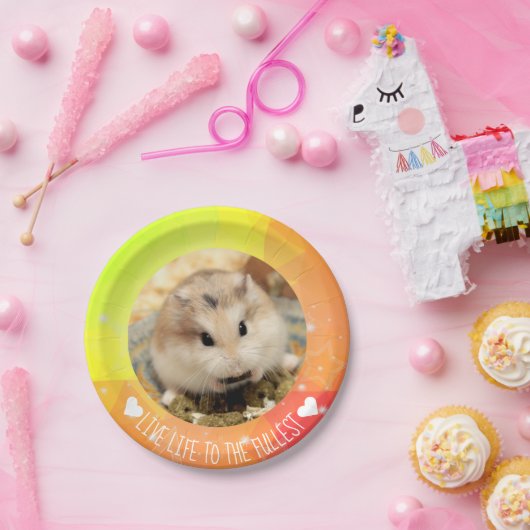 Live Life to Fullest - Hammyville Hamsters Pappteller (Party)