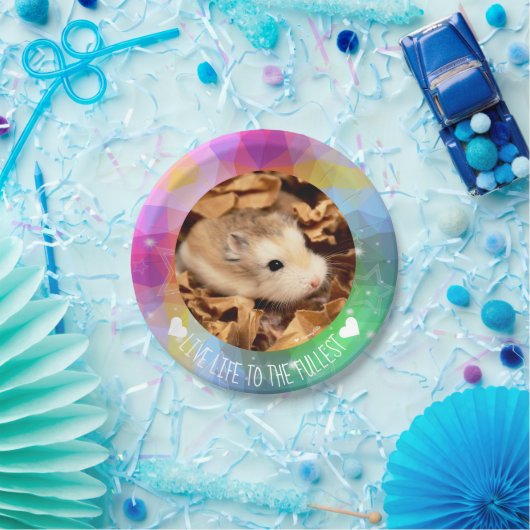 Live Life to Fullest - Hammyville Hamsters Pappteller (Party)