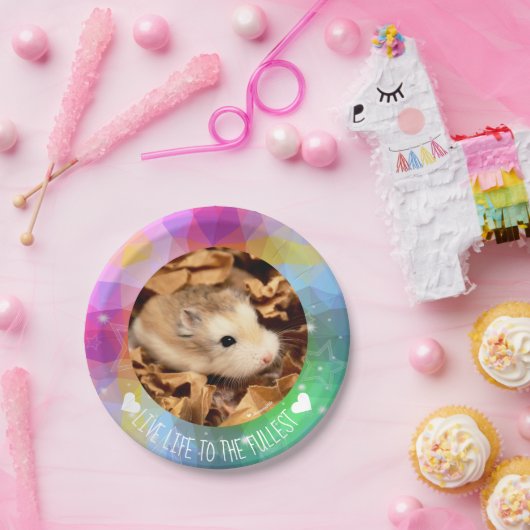 Live Life to Fullest - Hammyville Hamsters Pappteller (Party)