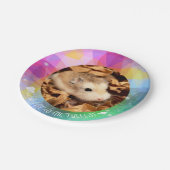 Live Life to Fullest - Hammyville Hamsters Pappteller (Schrägansicht)