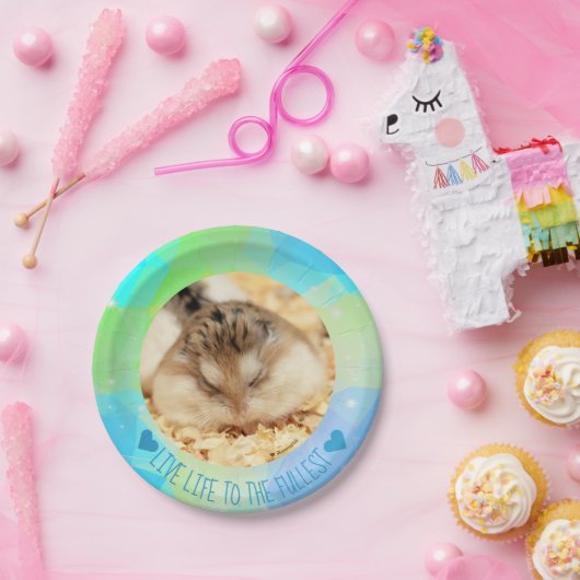Live Life to Fullest - Hammyville Hamsters Pappteller (Party)