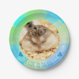 Live Life to Fullest - Hammyville Hamsters Pappteller
