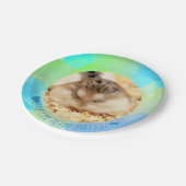 Live Life to Fullest - Hammyville Hamsters Pappteller (Schrägansicht)