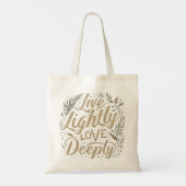 Live Light Tote Bag Tragetasche (Rückseite)