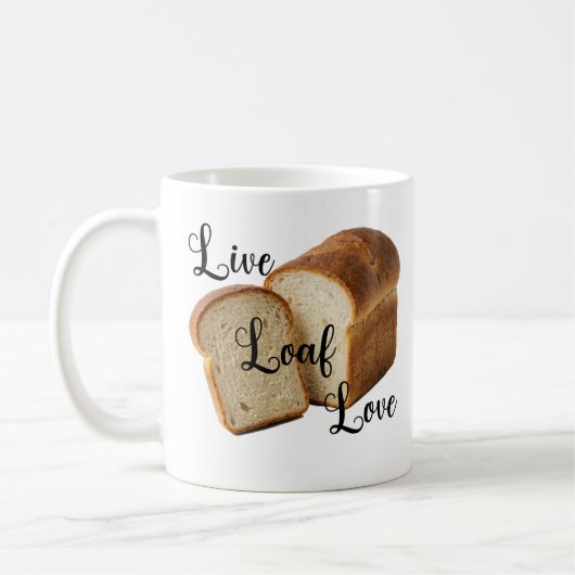 Live-Loaf-Love-Tasse Kaffeetasse (Links)