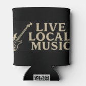 Live Local Music Coozi Dosenkühler (Rückseite)