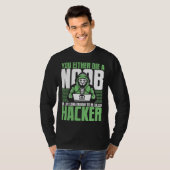 Live Long Enough To Be Called Hacker Ethical Hacki T-Shirt (Vorne ganz)