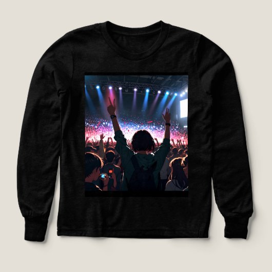 Live Loud: Bold Concert Vibes Graphic T-Shirt for (Design Vorderseite)