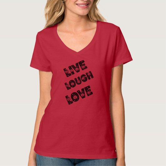 Live-Lough-Liebe -t Shirt (Vorderseite)