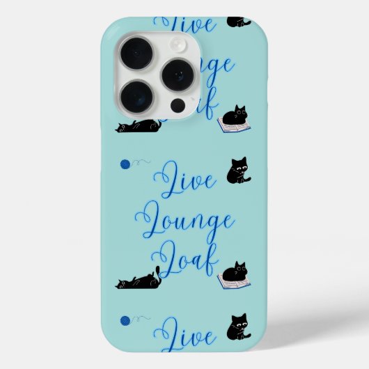 Live Lounge Loaf Katzen Case-Mate iPhone Hülle (Rückseite)