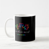 Live Love Accept Autismus-Bewusstsein 1 Kaffeetasse (Links)