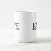 LIVE LOVE Becher Kaffeetasse (Mittel)