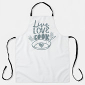 Live Love Cook Schürze (Vorderseite)