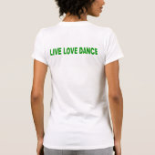 LIVE LOVE DANCE - Afrodancehall.com T-Shirt (Rückseite)