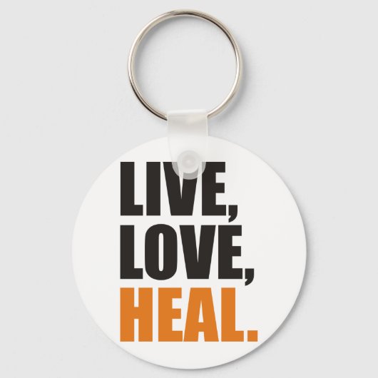 Live, Love, Heal Schlüsselanhänger (Vorderseite)