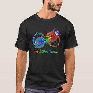 Live Love Karate Hippie Martial Arts Costume T-Shirt