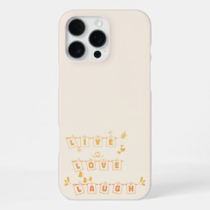 Live Love Laugh Süß Notedry iPhone 16 Pro Max Hülle