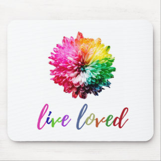Live Love Mouse Pad Mousepad