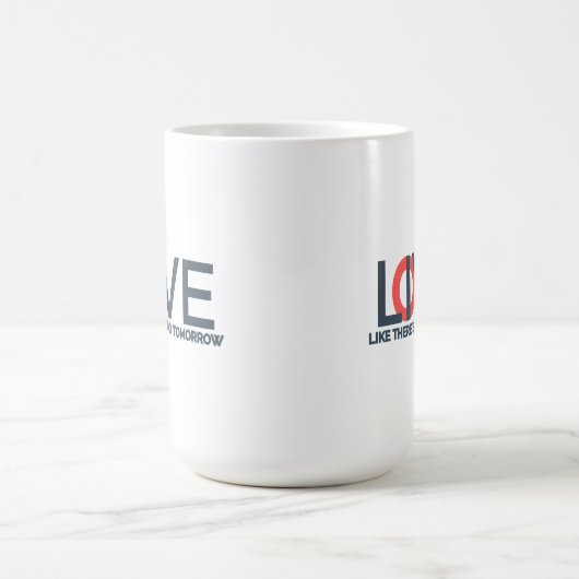 LIVE LOVE Mug Kaffeetasse (Mittel)