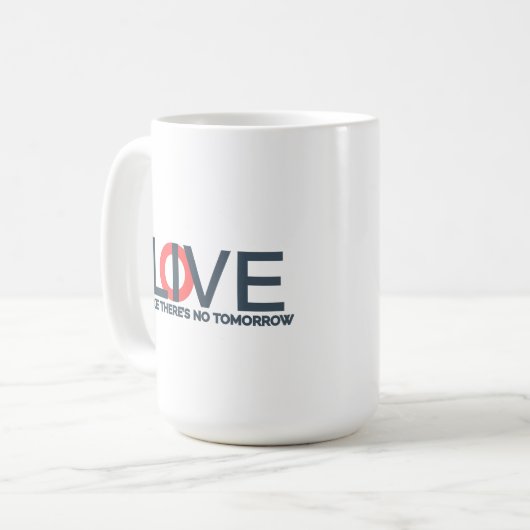 LIVE LOVE Mug Kaffeetasse (Vorderseite Links)