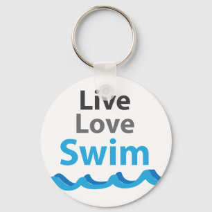 Live_Love_Swim Schlüsselanhänger
