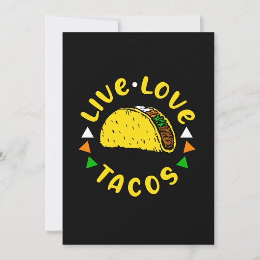 Live Love Tacos Youth Save The Date (Vorderseite)