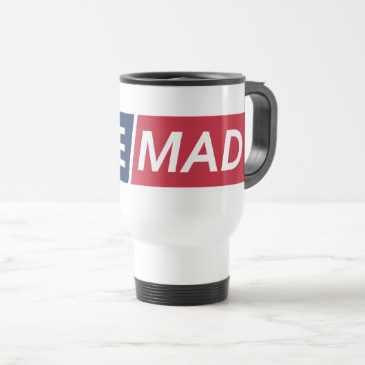 LIVE MAD Bold Motivation Mug Reisebecher (VorderseiteRechts)