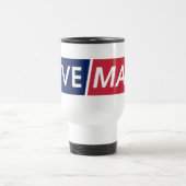 LIVE MAD Bold Motivation Mug Reisebecher (Mittel)