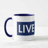 LIVE MAD Bold Motivation Mug Tasse (Links)