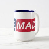 LIVE MAD Bold Motivation Mug Zweifarbige Tasse (VorderseiteRechts)