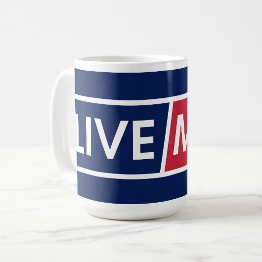 LIVE MAD Urban Statement Mug Kaffeetasse (Vorderseite Links)
