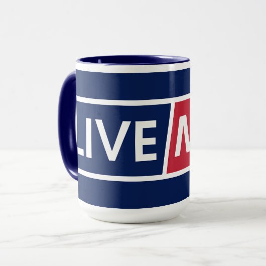 LIVE MAD Urban Statement Mug Tasse (Vorderseite Links)