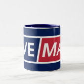 LIVE MAD Urban Statement Mug Zweifarbige Tasse (Mittel)