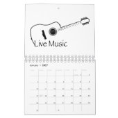 Live Music Acoustic Gitarre Kalender (Jan 2027)