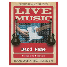 Live Music Band Foto Red