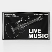 Live Music Bar & Grill Banner (Horizontal)