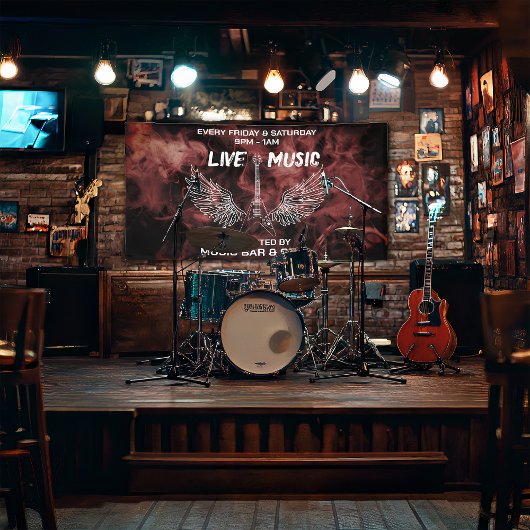 Live Music Bar & Grill Banner
