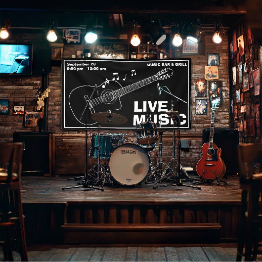 Live Music Bar & Grill Banner