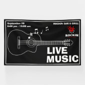 Live Music Bar & Grill Banner (Horizontal)