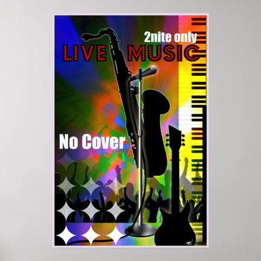 Live Music Poster (Vorne)
