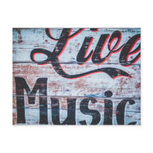 Live Music Sign
